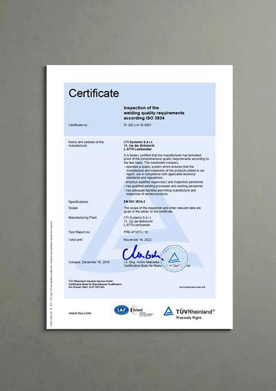 ISO 3834-2 (EN) - Documents