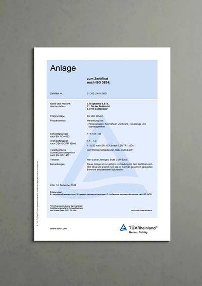 Anlage ISO 3834-2  (DE) - Documents