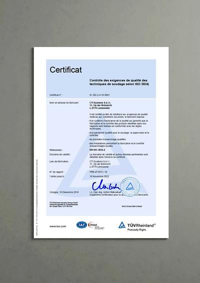 ISO 3834-2 (FR) - Dokumente