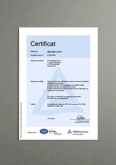 ISO 9001 (FR) - Documents