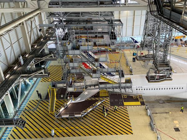 Der Hangar H6 CDG von Air France: Bemerkenswertes Sanierungsprojekt in der Flugzeugwartung