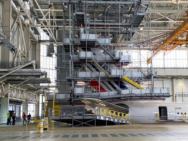 Der Hangar H6 CDG von Air France: Bemerkenswertes Sanierungsprojekt in der Flugzeugwartung