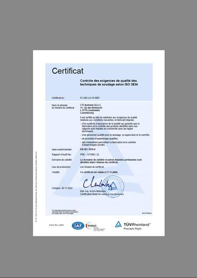 ISO 3834-2 (FR) - Documents