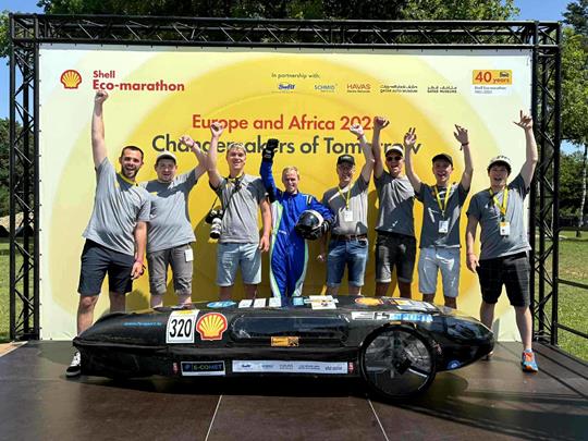 Congratulations to the e-Comet Pierrard team for their great performance at the Shell Eco-marathon 2025!